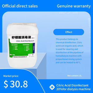 Citric Acid Disinfectant 20% for dialysis machine