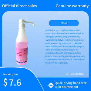 Quick-drying hand-free  skin disinfectant